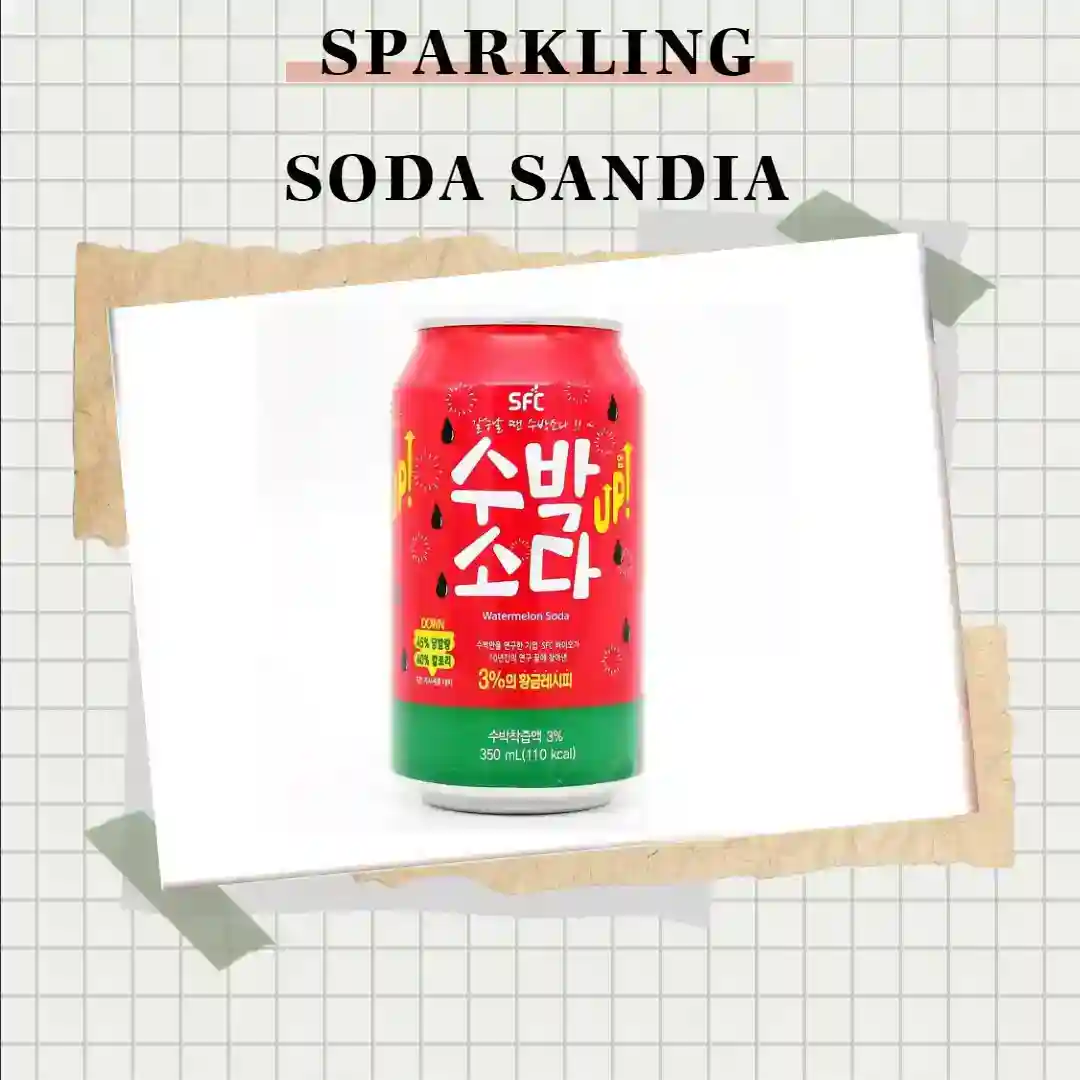 Gaseosa coreana sabor sandía